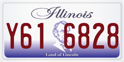 IL license plate Y616828