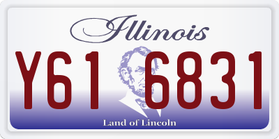 IL license plate Y616831