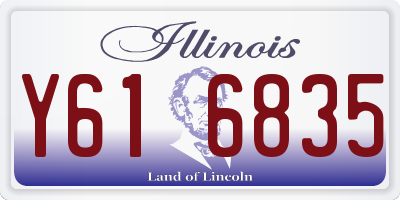 IL license plate Y616835