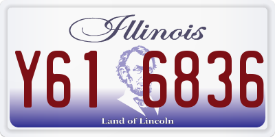 IL license plate Y616836