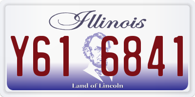 IL license plate Y616841