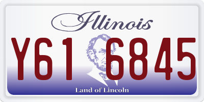 IL license plate Y616845