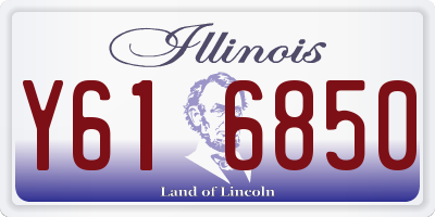 IL license plate Y616850
