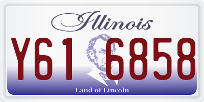 IL license plate Y616858