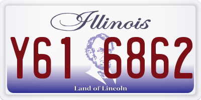 IL license plate Y616862