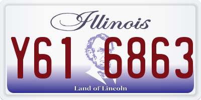 IL license plate Y616863