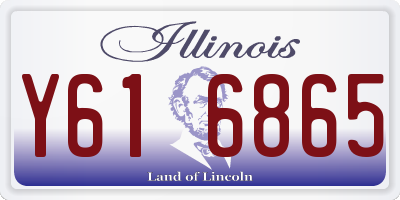 IL license plate Y616865