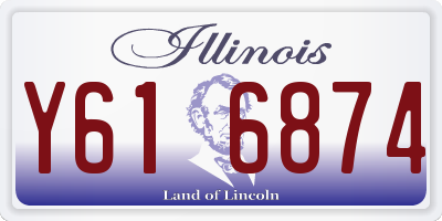 IL license plate Y616874