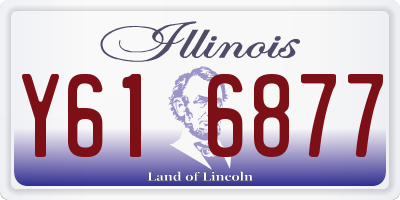 IL license plate Y616877