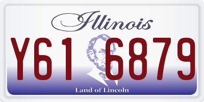 IL license plate Y616879