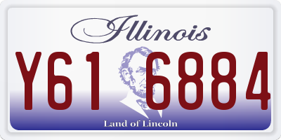 IL license plate Y616884