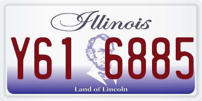 IL license plate Y616885