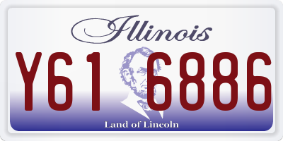 IL license plate Y616886