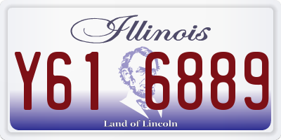 IL license plate Y616889
