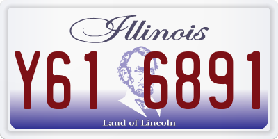 IL license plate Y616891