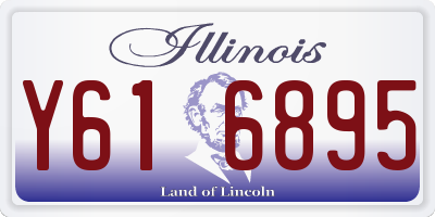 IL license plate Y616895