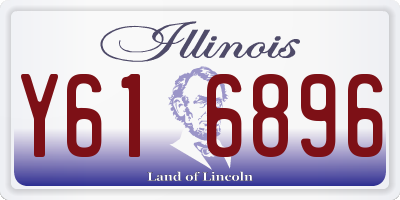 IL license plate Y616896