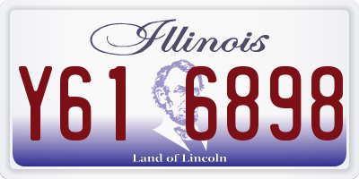 IL license plate Y616898