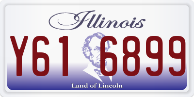 IL license plate Y616899
