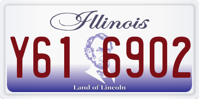 IL license plate Y616902