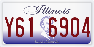 IL license plate Y616904