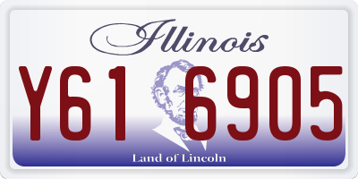 IL license plate Y616905