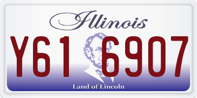 IL license plate Y616907