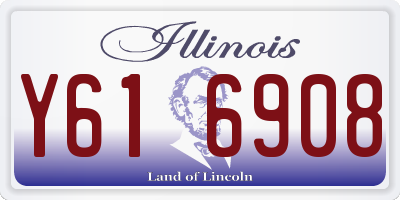 IL license plate Y616908