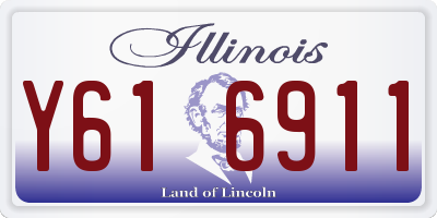 IL license plate Y616911