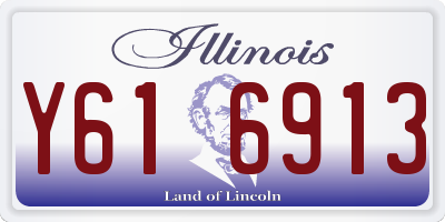 IL license plate Y616913