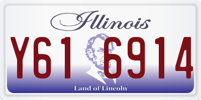 IL license plate Y616914