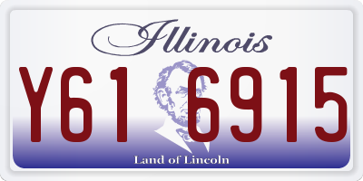 IL license plate Y616915