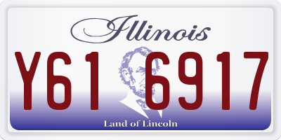 IL license plate Y616917