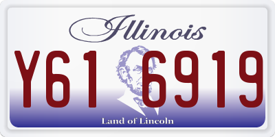 IL license plate Y616919