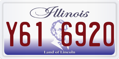 IL license plate Y616920