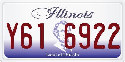 IL license plate Y616922