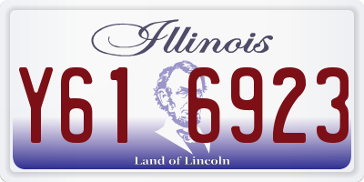 IL license plate Y616923