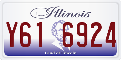 IL license plate Y616924