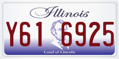 IL license plate Y616925