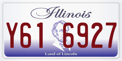 IL license plate Y616927