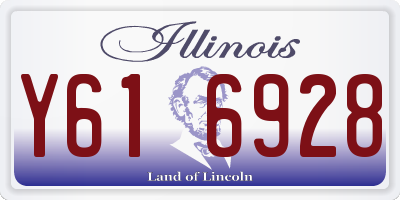 IL license plate Y616928