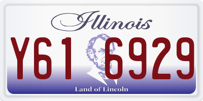 IL license plate Y616929