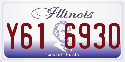 IL license plate Y616930