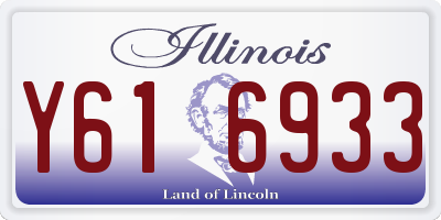 IL license plate Y616933