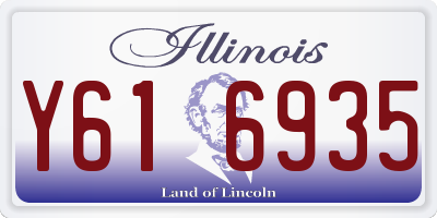 IL license plate Y616935