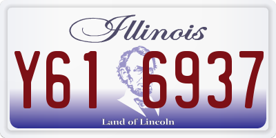 IL license plate Y616937
