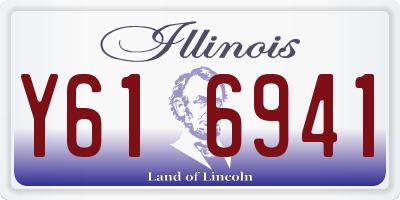 IL license plate Y616941