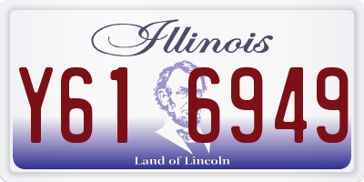 IL license plate Y616949