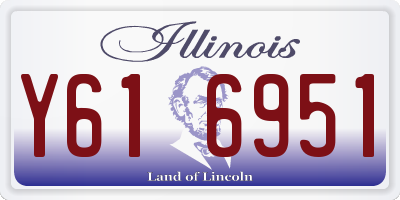 IL license plate Y616951