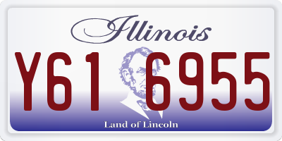IL license plate Y616955